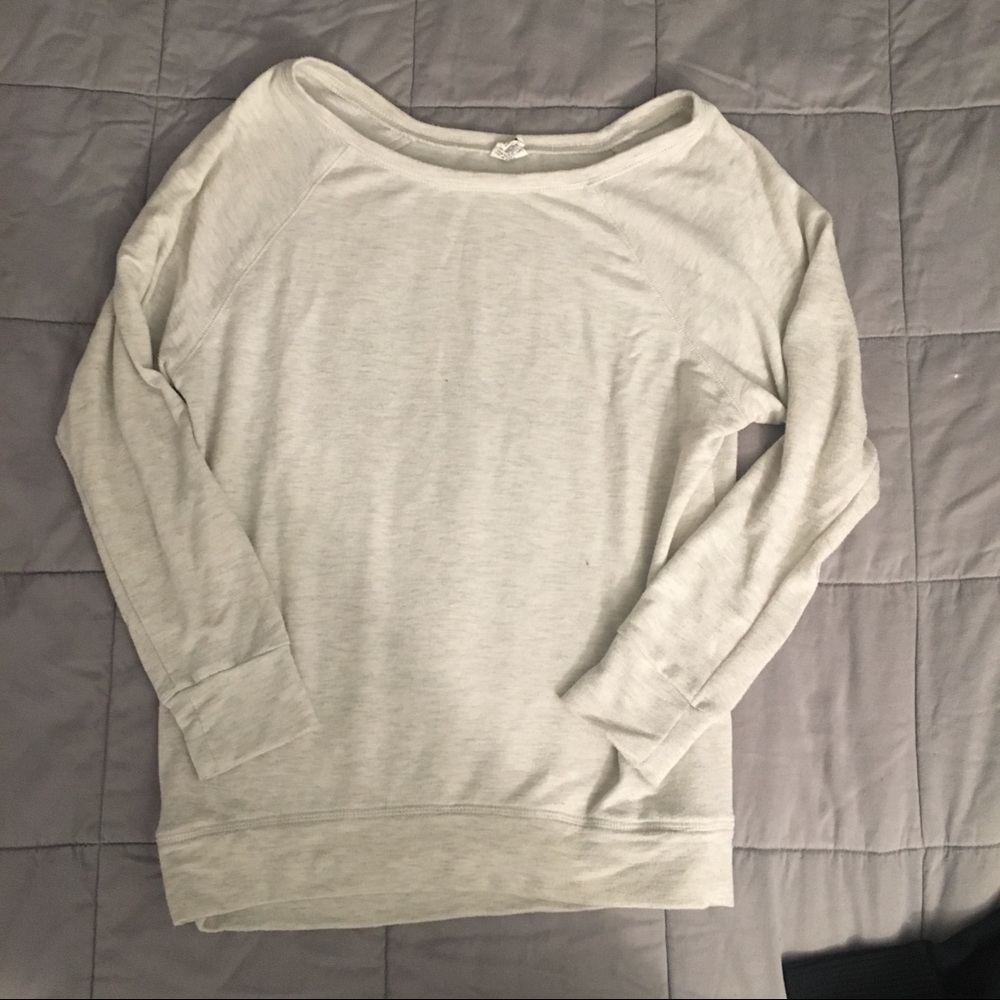 Comfy off the shoulder shirt